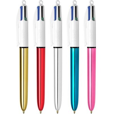 BIC Kulepenn 4 Farger 1,0 Met. Ass (12) BIC Kulepenn 4 Farger 1,0 Met. Ass (12)