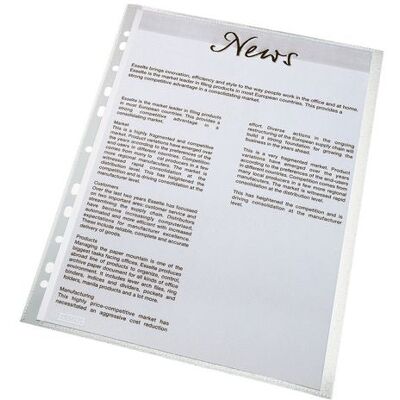 ESSELTE Plastlomme A4 Pr Topp 105my(100) ESSELTE Plastlomme A4 Pr Topp 105my(100)