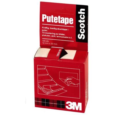 Scotch Putetape Dobbeltsidig (100) Scotch Putetape Dobbeltsidig (100)