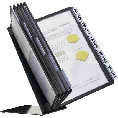Durable Bordstativ Vario 10 Lommer Sort Durable Bordstativ Vario 10 Lommer Sort