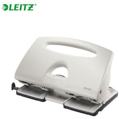 LEITZ Hullemaskin 5132 4h 40 Ark Lys Grå LEITZ Hullemaskin 5132 4h 40 Ark Lys Grå