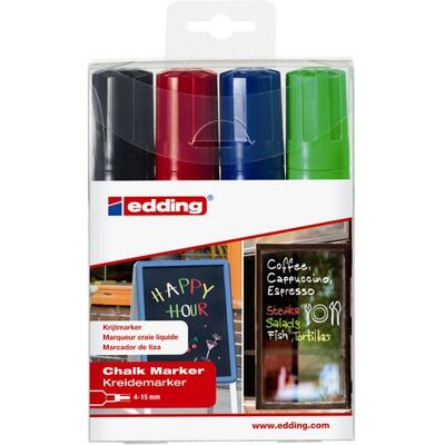 EDDING Merkepenn 4090 Kritt Ass. Frg (4) EDDING Merkepenn 4090 Kritt Ass. Frg (4)