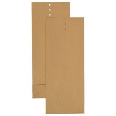 NO BRAND Prøvepose 140x345x50mm Brun 120g (250) NO BRAND Prøvepose 140x345x50mm Brun 120g (250)