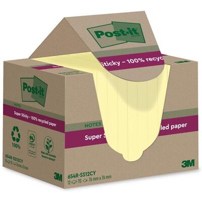 Post-it Notatblokk Ssn76x76 Resir Cy(12) Post-it Notatblokk Ssn76x76 Resir Cy(12)