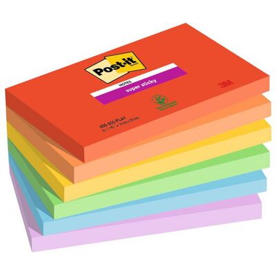 Post-it Notatblokk Ssn 76x127 Playful(6) Post-it Notatblokk Ssn 76x127 Playful(6)