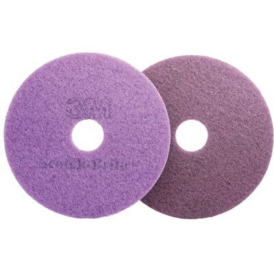 Scotch-Brite Gulvpad 3m Plus Diamant 16" 406mm Lilla Scotch-Brite Gulvpad 3m Plus Diamant 16" 406mm Lilla