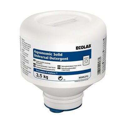 Ecolab Tøyvask Aquanomic Solid Univ Deter 3,5kg Ecolab Tøyvask Aquanomic Solid Univ Deter 3,5kg