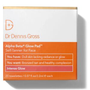 Dr Dennis Gross Alpha Beta Glow Pad For Face 20stk