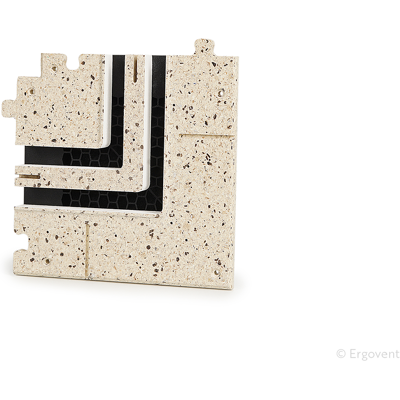VentDel Corner Connection Forergovent Lineo-Pro Puzzle Diffuser (2 Slots X 20 Mm / 90 Degree Right Angle Corner) VentDel Corner Connection Forergovent Lineo-Pro Puzzle Diffuser (2 Slots X 20 Mm / 90 Degree Right Angle Corner)