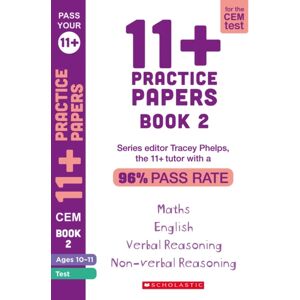 11+ Practice Papers For The Cem Test Ages 10-11 - Book 2 Av Tracey Phelps