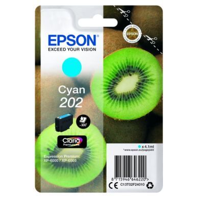 Epson Blekkpatron cyan, 4,1 ml C13T02F24010