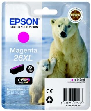 Epson Blekkpatron magenta, 700 sider, høy kapasitet T2633