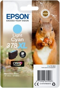 Epson Blekkpatron lys cyan (378XL), 830 sider T3795