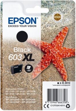 Epson Blekkpatron svart, 500 sider T03A1