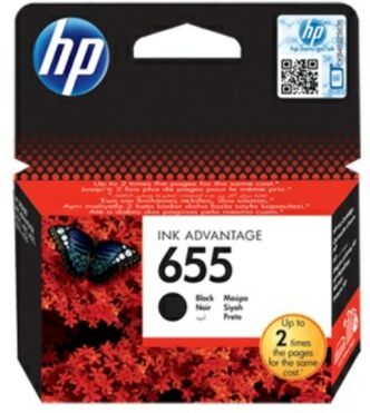 HP Blekkpatron svart (HP 655), 550 sider CZ109AE