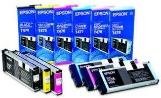 Epson Blekkpatron svart, 220 ml T474