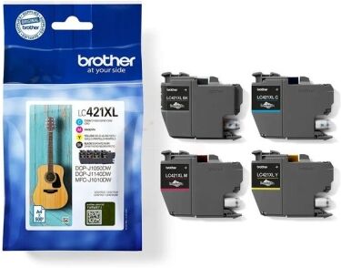 Brother Brother MultiPack Bk,C,M,Y, 500 sider LC421XLVAL