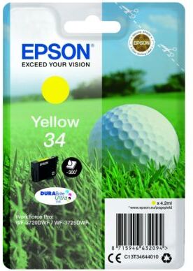 Epson Blekkpatron gul, 300 sider T3464