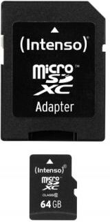 Intenso Intenso Micro SD 64GB Class 10 4034303017973