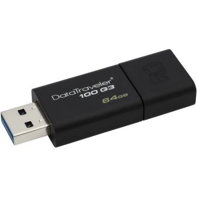KINGSTON USB 3.0-minne, DataTraveler 100 G3, 64 GB YXUSBG3K64