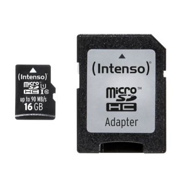 Intenso Intenso Micro SD 16GB UHS-I Professional 4034303022304