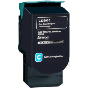 Lexmark Tonerkassett cyan, 1000 sider C2320C0