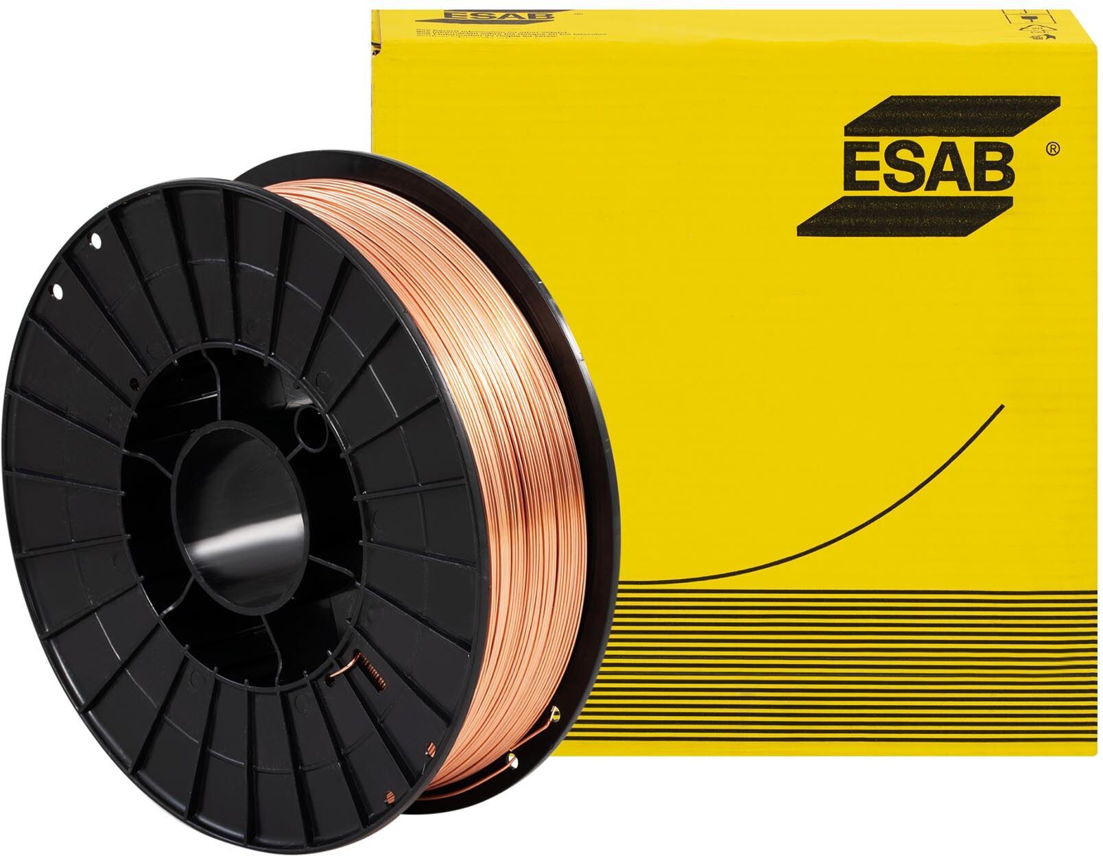 ESAB Sveisetråd - kobberbelagt - solid tråd - a. A. for P235 / S235 - P420 / S420 - 1.0 mm - 5 kg 10460018