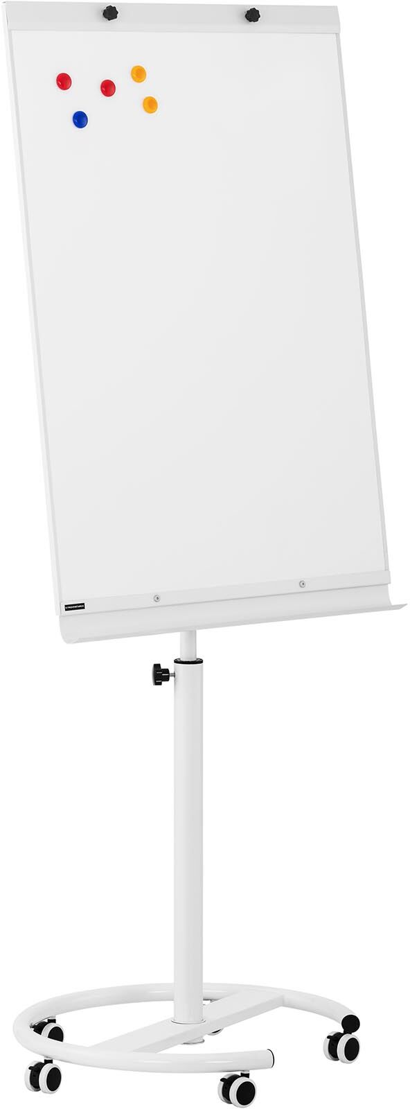 Fromm & Starck Whiteboard - 70 x 100 cm - magnetisk - høydejusterbar - 5 hjul 10260043