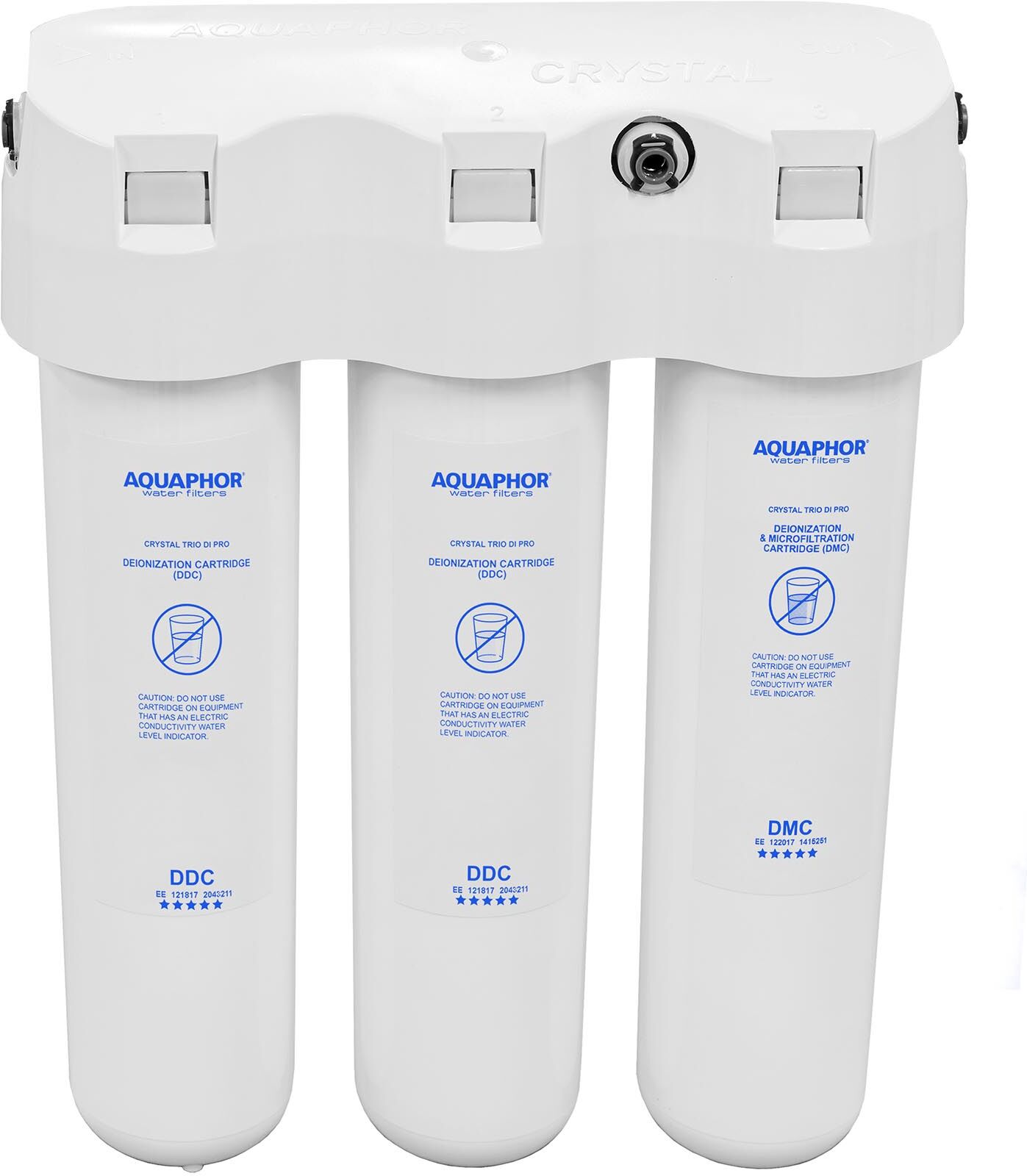 Aquaphor vannfiltreringssystem - 2 x K9 + K9B - for 100 L - 0.1 µm CRYSTAL DI PRO