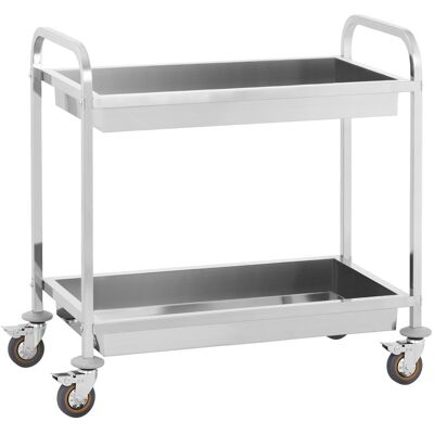 Royal Catering Serveringsvogn - 2 hyller- Opptil 320 kg 10010080 Royal Catering Serveringsvogn - 2 hyller- Opptil 320 kg 10010080