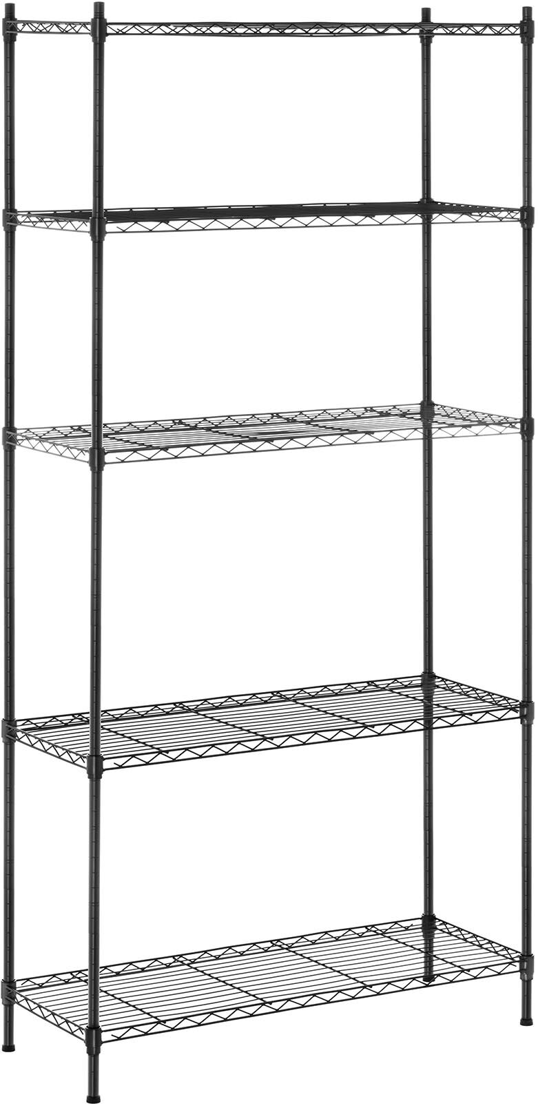 Royal Catering Oppbevaringshylle – metall – 35 x 90 x 180 cm – hvit 10011226