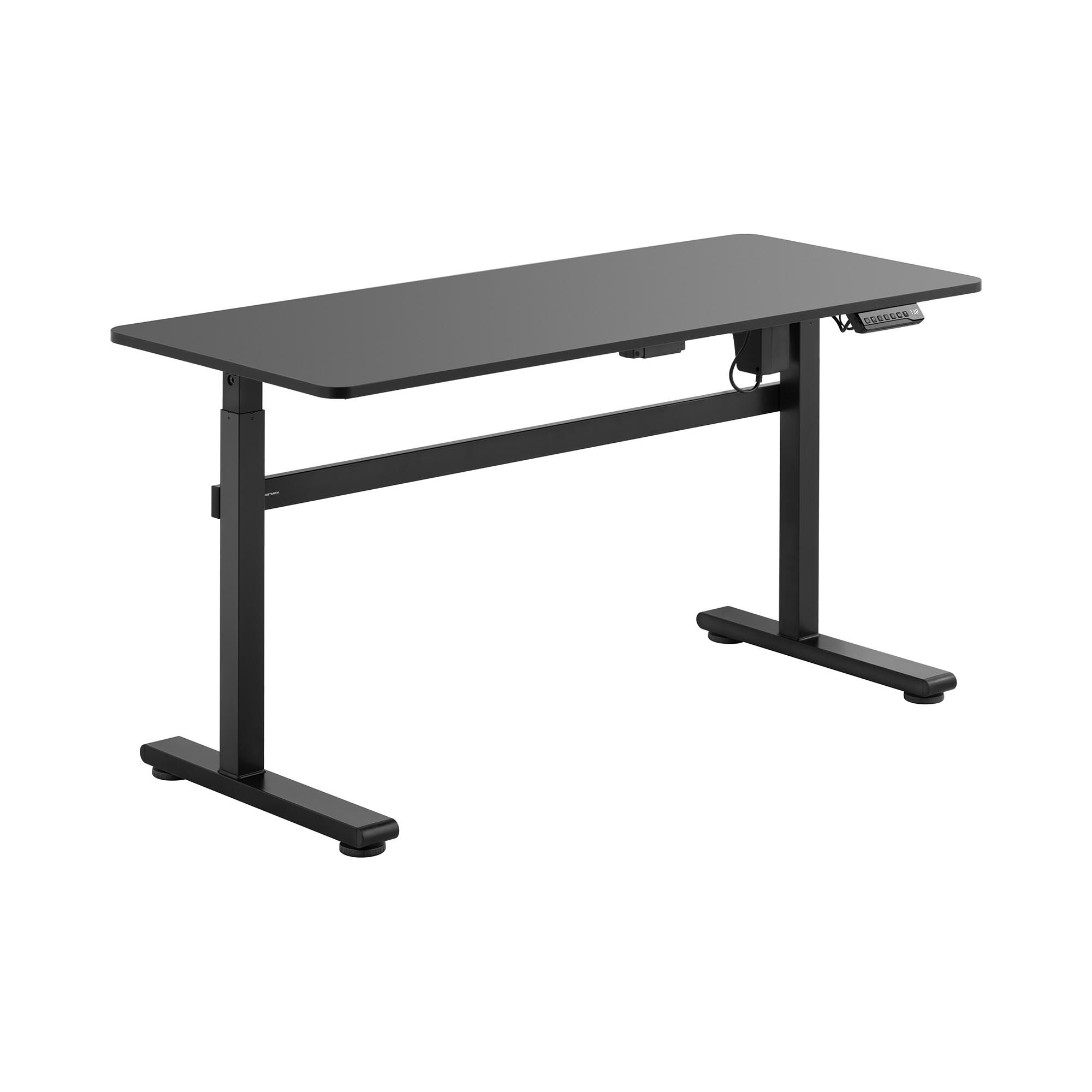 Fromm & Starck Sitt-stå skrivebord – 1400 x 600 mm – Pulverlakkert stål 10260306