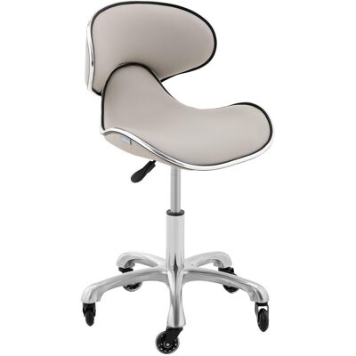 physa Rullekrakk med ryggstøtte - 470–590 mm - 150 kg - Grå 10040492 physa Rullekrakk med ryggstøtte - 470–590 mm - 150 kg - Grå 10040492
