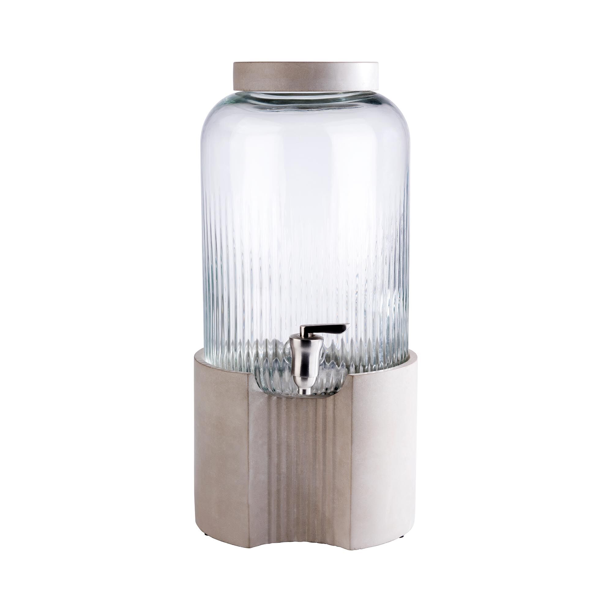 APS Juicedispenser - 7 L - Glass, rustfritt stål, silikon, betong 10410021