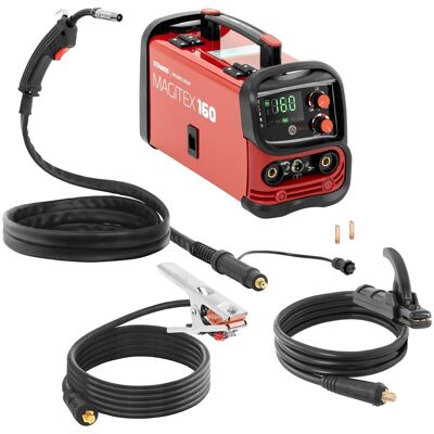 Stamos Germany Gassfri MIG-sveiser - 130 A - 60 % driftssyklus - TIG Liftarc - MMA 10021499 Stamos Germany Gassfri MIG-sveiser - 130 A - 60 % driftssyklus - TIG Liftarc - MMA 10021499