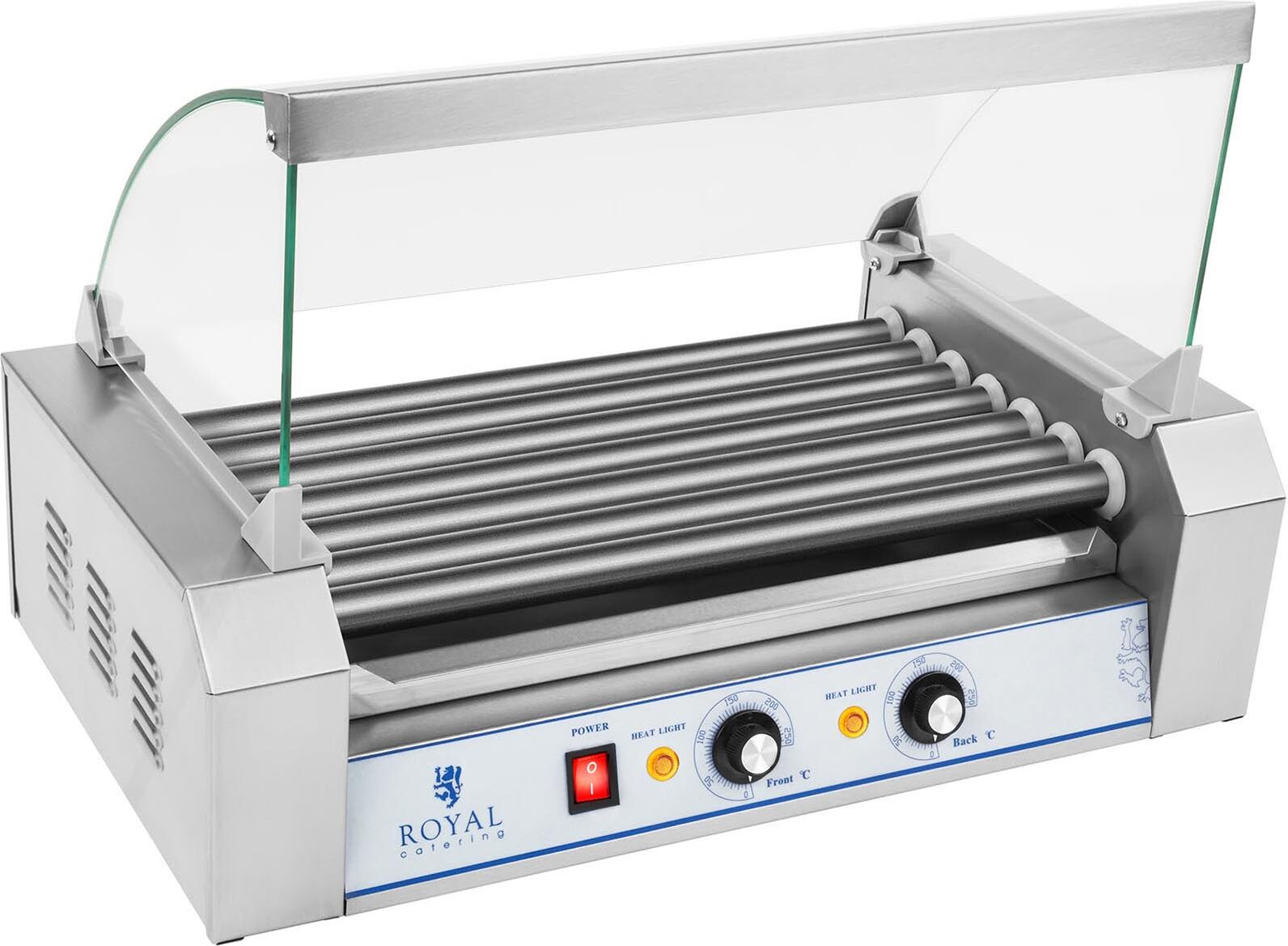 Royal Catering Pølsegrill - Maks. 12 pølser - 7 staver - Teflon 10010470