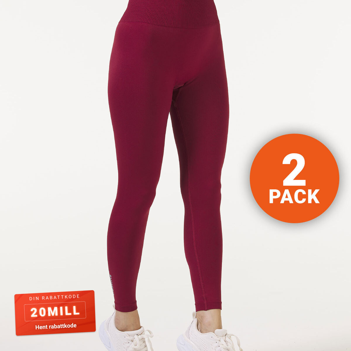 Bumpro Base Tights Wine (2-pack)