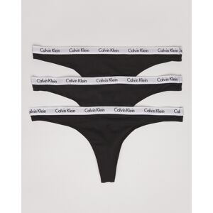 Calvin Klein 3-pack Thong Black