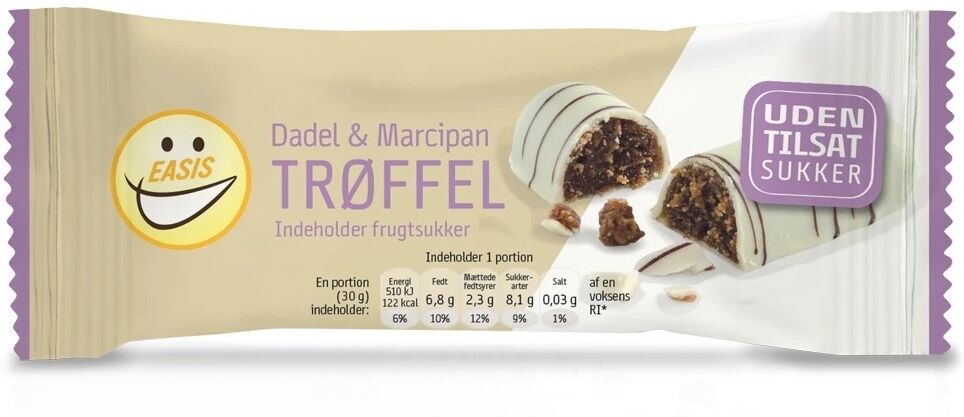 EASIS Truffle With Dates & Marzipan Bar 30g