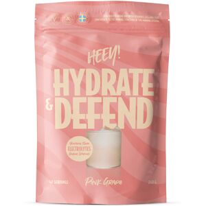 Heey! Hydrate & Defend Elektrolytter Rosa Drue 240g - Elektrolytdrikk Heey! Hydrate & Defend Elektrolytter Rosa Drue 240g - Elektrolytdrikk