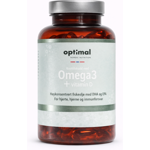 Optimal Nordic Nutrition Omega 3 + Vitamin D 120 stk Optimal Nordic Nutrition Omega 3 + Vitamin D 120 stk