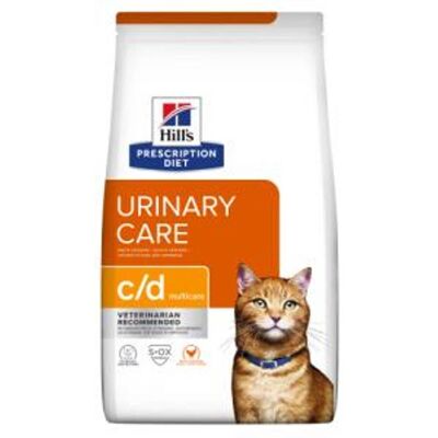 Hill's Pd-F C/d Urinary Care M/ Kylling (3 Kg) Hill's Pd-F C/d Urinary Care M/ Kylling (3 Kg)