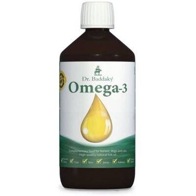 Omega-3 Fiskeolje Dr. Baddaky - 200/500/1000ml, Kapsler Omega-3 Fiskeolje Dr. Baddaky - 200/500/1000ml, Kapsler