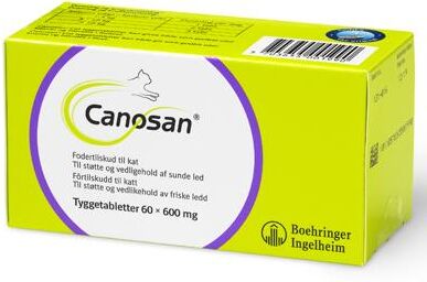 Boehringer Ingelheim Canosan 600mg tyggetabletter fôrtilskudd til katt 60stk