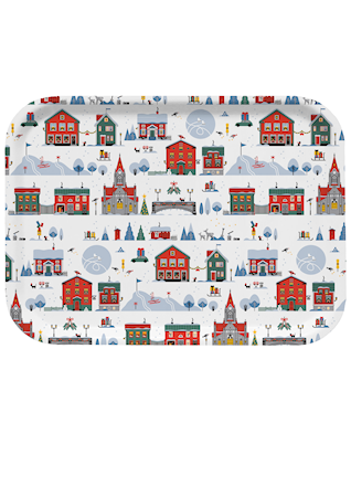 Citronelles Scandinavian winter Frokostbrett 27x20 cm