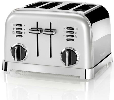 Cuisinart Brødrister CPT180SE 4 skiver Sølv