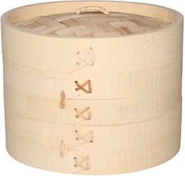 Maku Bamboo Dampkoker 2-laysers 18 cm