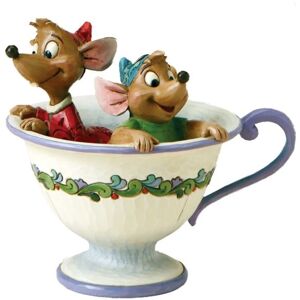 Disney Julefigur - Gus & Jaq I Tekopp 12 Cm Disney Julefigur - Gus & Jaq I Tekopp 12 Cm