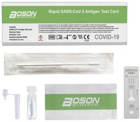 Handysize Nordic Covid-19 Selvtest - Ce-Godkjent - Boson Biotech