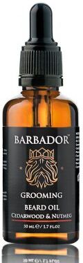 Barbador Moroccan Argan Beard Oil - Cedarwood & Nutmeg 50ml